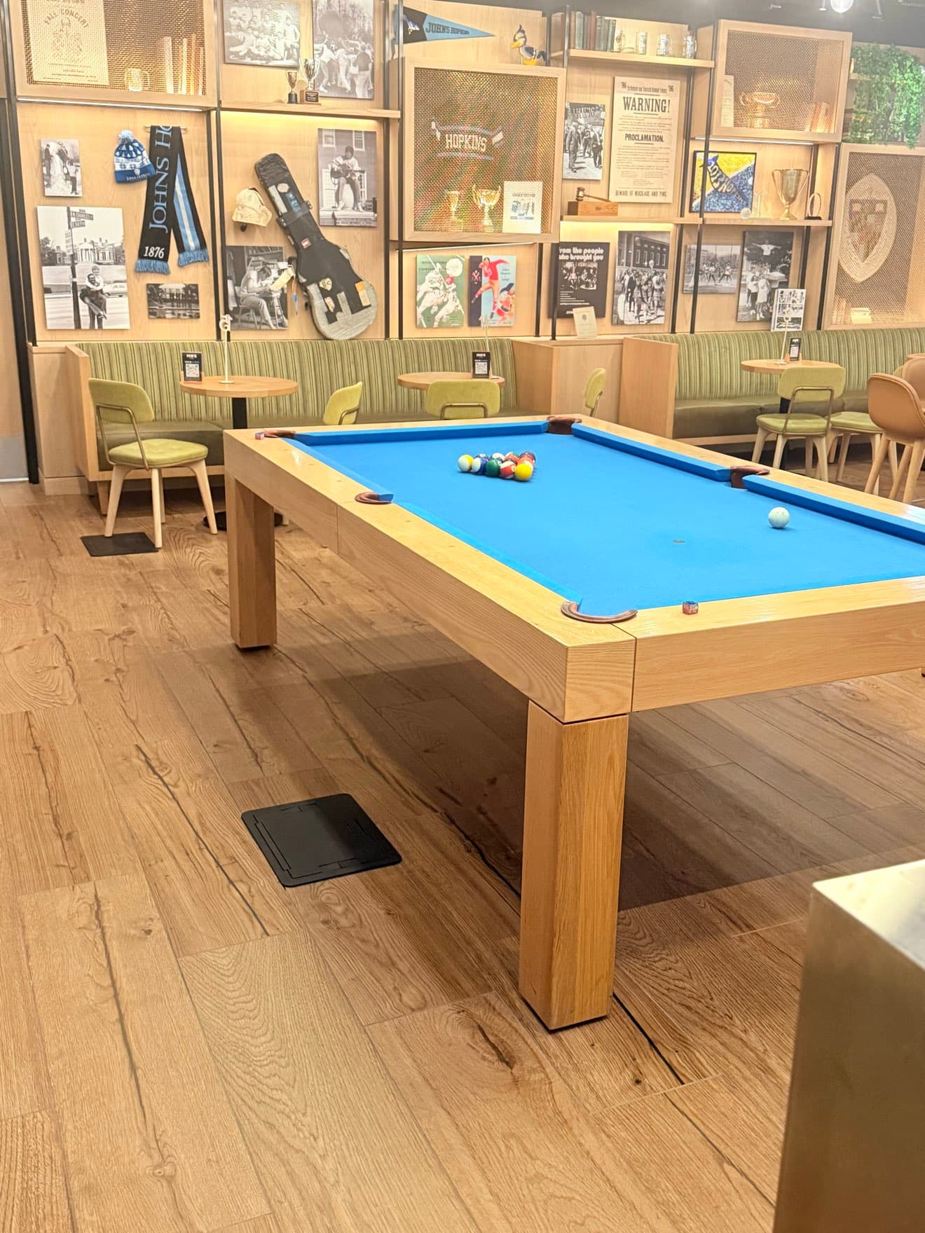 Pool in the back room