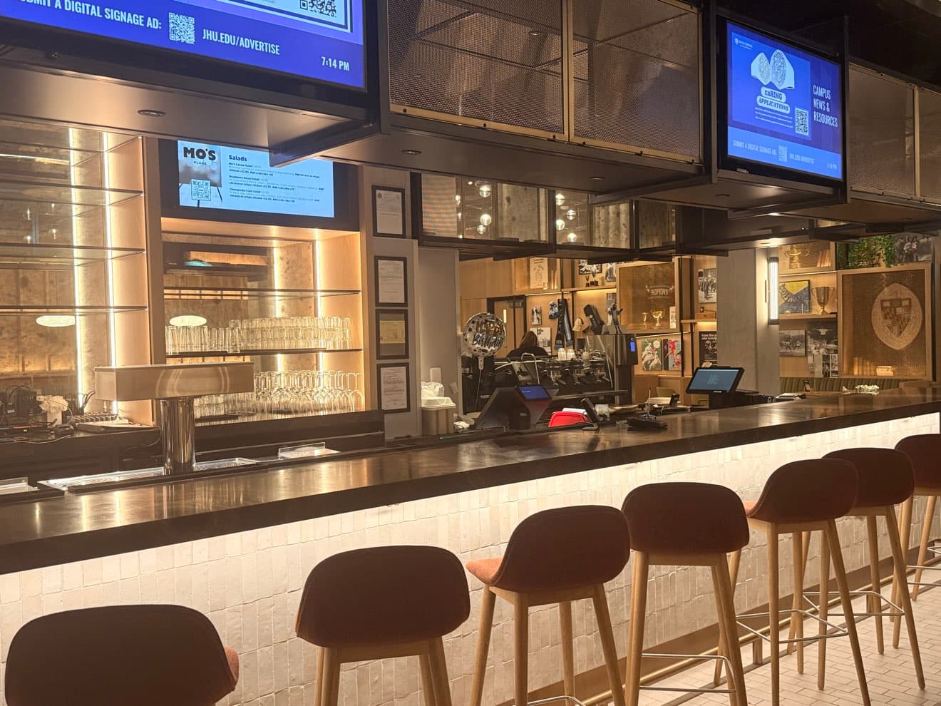 The bar